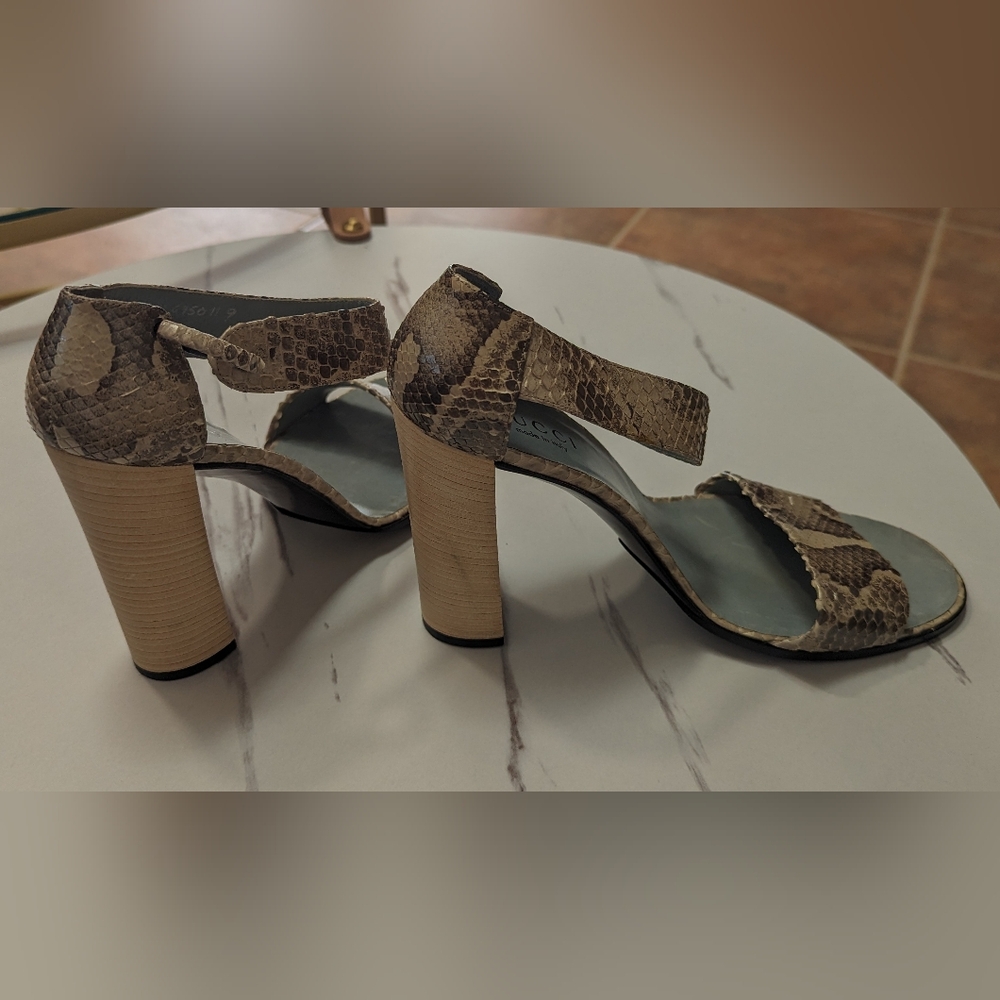 Gucci Chunky Heel Sandal